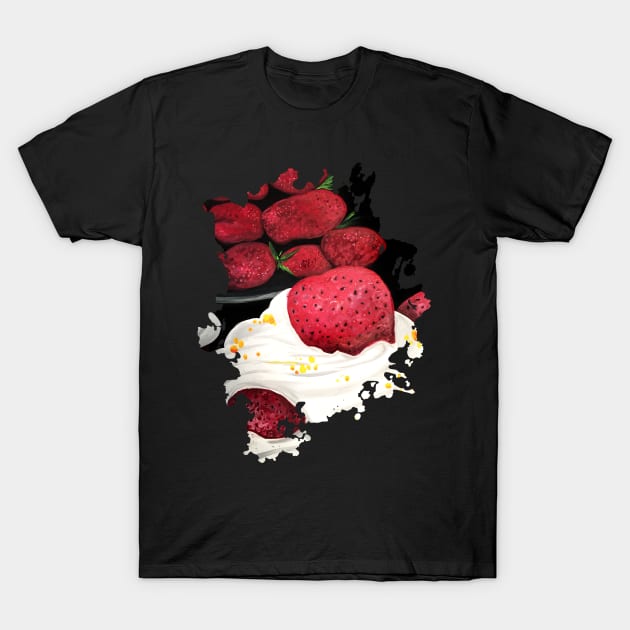 Strawberry Dream T-Shirt by adamzworld